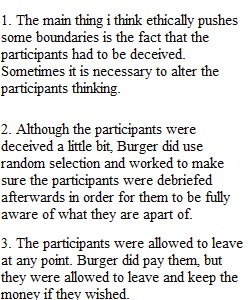 Burger (2009) Replicating Milgram Discussion Qs